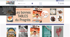 Desktop Screenshot of boutique.leprogres.fr