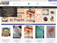 Tablet Screenshot of boutique.leprogres.fr
