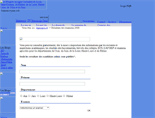 Tablet Screenshot of examens2008.leprogres.fr